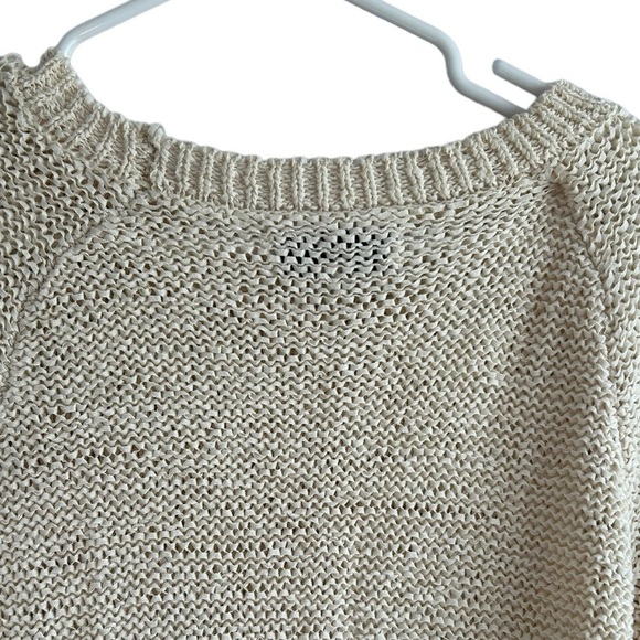 Jones New York Off-White Mesh Sweater • Size: L • Used - Picture 3 of 7